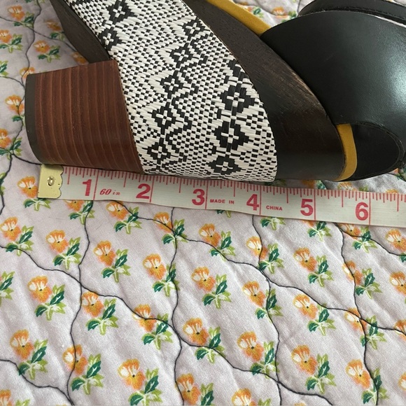 ANTHROPOLOGIE HOLDING HORSES MARYJANE PLATFORM WEDGES HEELS SANDALS 8 - Picture 11 of 12